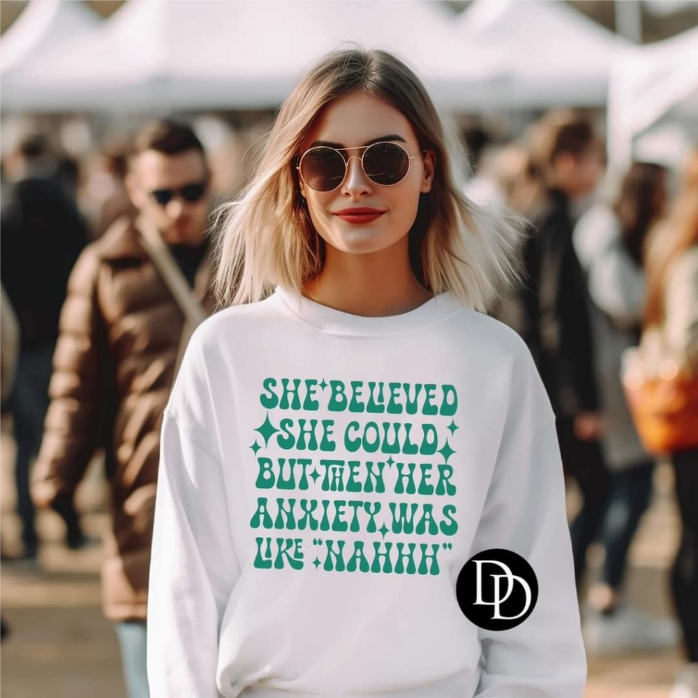 She believed
